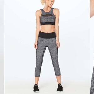 Lululemon run the day crop